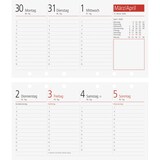 thumbnail of Ersatzkalendarium TM 17 für Ringbuchplaner 8,7x15,3cm 1 Woche/2 Seiten 2026.