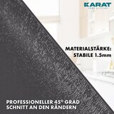 thumbnail of KARAT Tischfolie Empire mit abgeschrägter Kante Dunkelgrau 80 x 90 cm