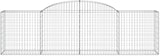 thumbnail of vidaXL Gabionen mit Hochbogen 17 Stk. 300x50x80/100cm Verzinktes Eisen
