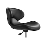 thumbnail of physa Taburete de peluquería con respaldo - 450-590 mm - 150 kg - Negro