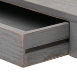 thumbnail of Scaffale a muro HWC-H37, scaffale galleggiante Scaffale a muro Scaffale sospeso, cassetto in legno massiccio 8x80x25cm ~ grigio, shabby