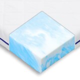 thumbnail of Premium Matratzentopper 80x200 cm, Gel-Topper hergestellt in Deutschland, Matratzenauflage aus Gelschaum, Höhe ca. 8 cm, OEKO-TEX STANDARD 100