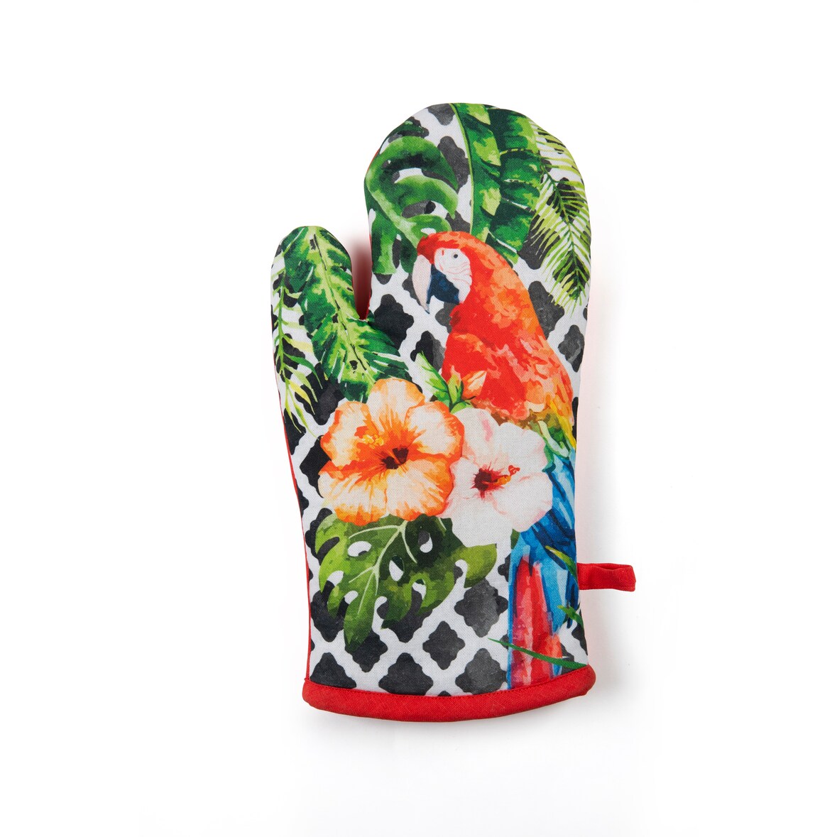 Excelsa Ofenhandschuh Tropical Chic Baumwolle 32X18 Cm Bunt