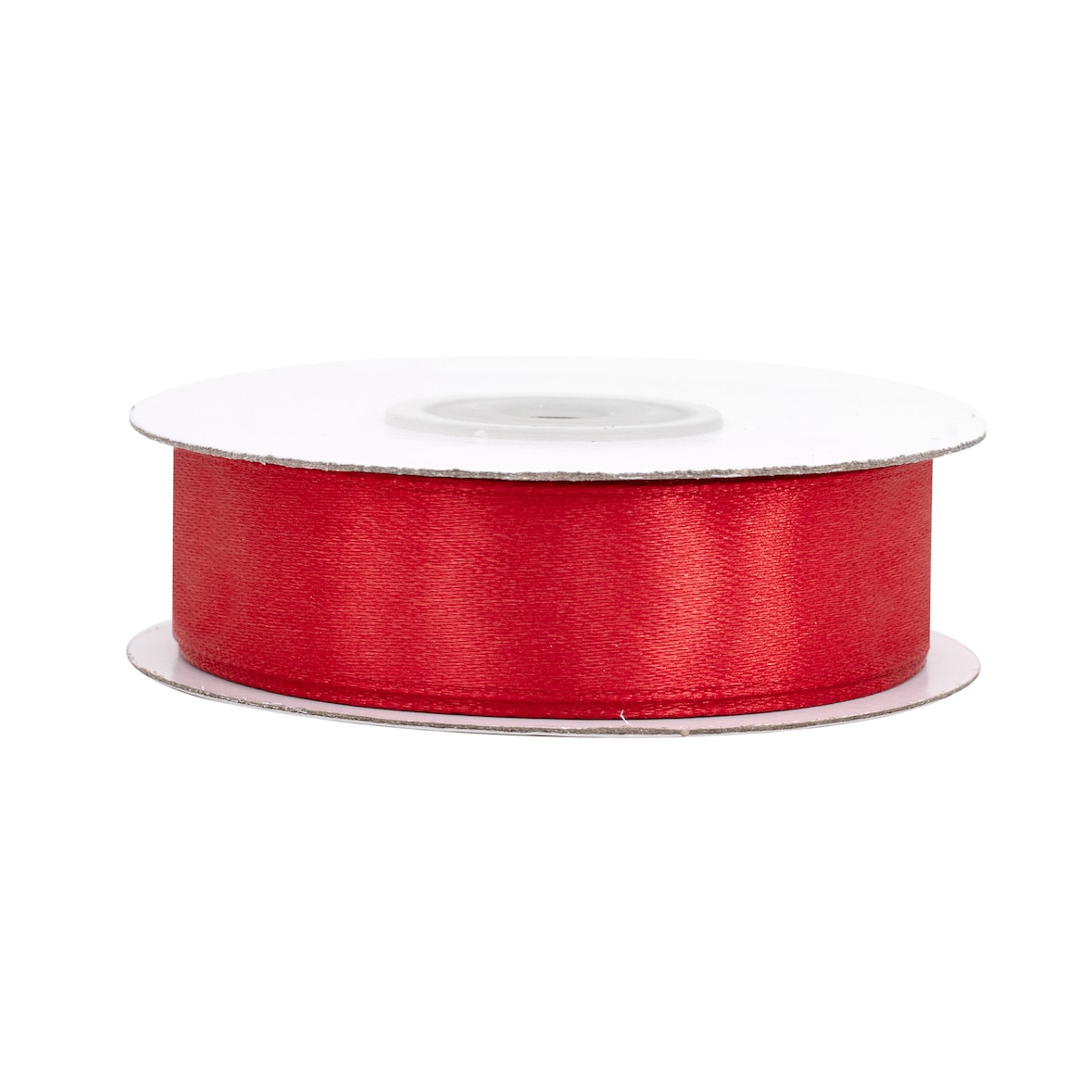 18mm Satinband 25m Schleifenband Geschenkband Dekoband Stoffband Bänder Uni Rot