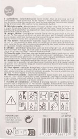 thumbnail of 12 Zahlenkerzen mit Halter 7 cm silber `2`