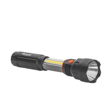 Lanterna magnética LED 3W - 100 a 180 lumens - Super LED e COB LED (pilhas incluídas) ASLO