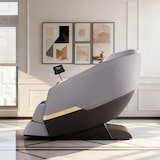 thumbnail of Massagesessel, Zero-Gravity Liegesessel, Tiefenmassage, mit Heizfunktion, Vollmassage, Bluetooth SL Schienen Grau L140×B73×H106cm /A001-Hui/