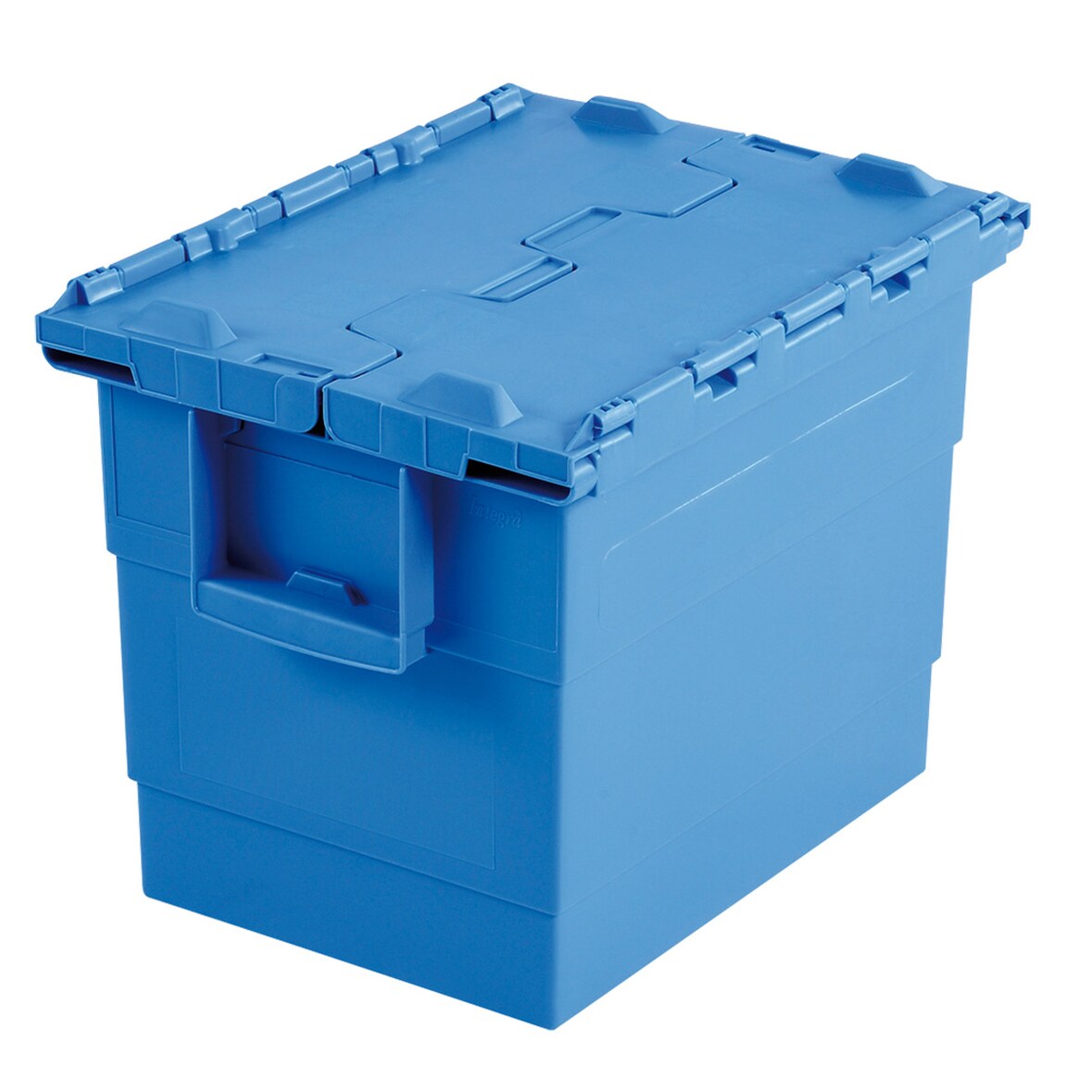 GILAC Bac navette 400 x 300 - couvercle intégré - Bleu G181338