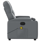 thumbnail of vidaXL Massagesessel Grau Kunstleder