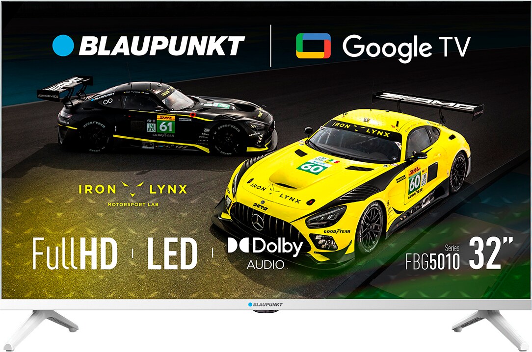 Blaupunkt Smart TV LED Full HD 32” Serie FBG Google TV HDR Dolby Audio Chromecast Blanco –  32FBG5010S