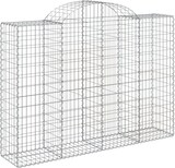 thumbnail of vidaXL Gabionen mit Hochbogen 4 Stk. 200x50x140/160cm Verzinktes Eisen
