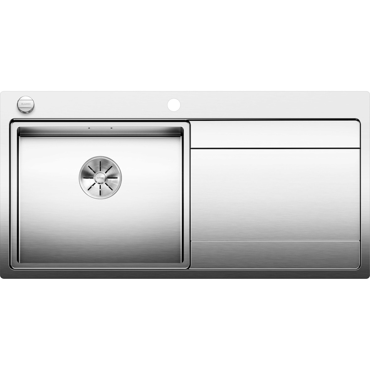 BLANCO DIVON II 5 S-IF Einbauspüle Edelstahl Edelstahl ab 50 cm Excenter