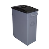 thumbnail of Zeus Abfallbehälter geschlossen 65 Liter. Farbe Schwarz.