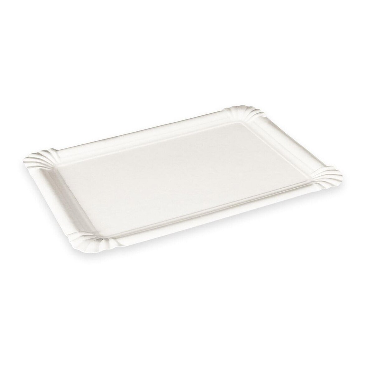 500x BIONATURE Pappteller aus Frischfaser 17 x 11 cm fettdicht weiß