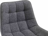 thumbnail of DELUKE® Barhocker SYDNEY - Dunkelgrau, Stoff | Barhocker mit Lehne Barstuhl Tresenhocker Tresenstuhl Kneipenhocker Kneipenstuhl