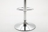 thumbnail of Décoshop26 - Barhocker x1 minimalistisches Design höhenverstellbar Fußstütze weißes PVC und Chrommetall 10_0005612