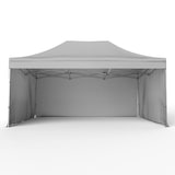 thumbnail of Tente pliante Barnum Aluminium 300x450cm - Gris + 3 murs offerts
