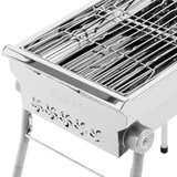 thumbnail of Royal Catering - Houtskool grill - Inklapbaar - Plank - 43 x 25 cm - Roestvrij staal / gegalvaniseerd staal - Koninklijke Horeca