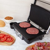 thumbnail of Orbegozo Grill- parrilla eléctrica  GR 3800, con placas abatibles 180°, superficie antiadherente, tapa basculante adaptable al grosor, 1500 W