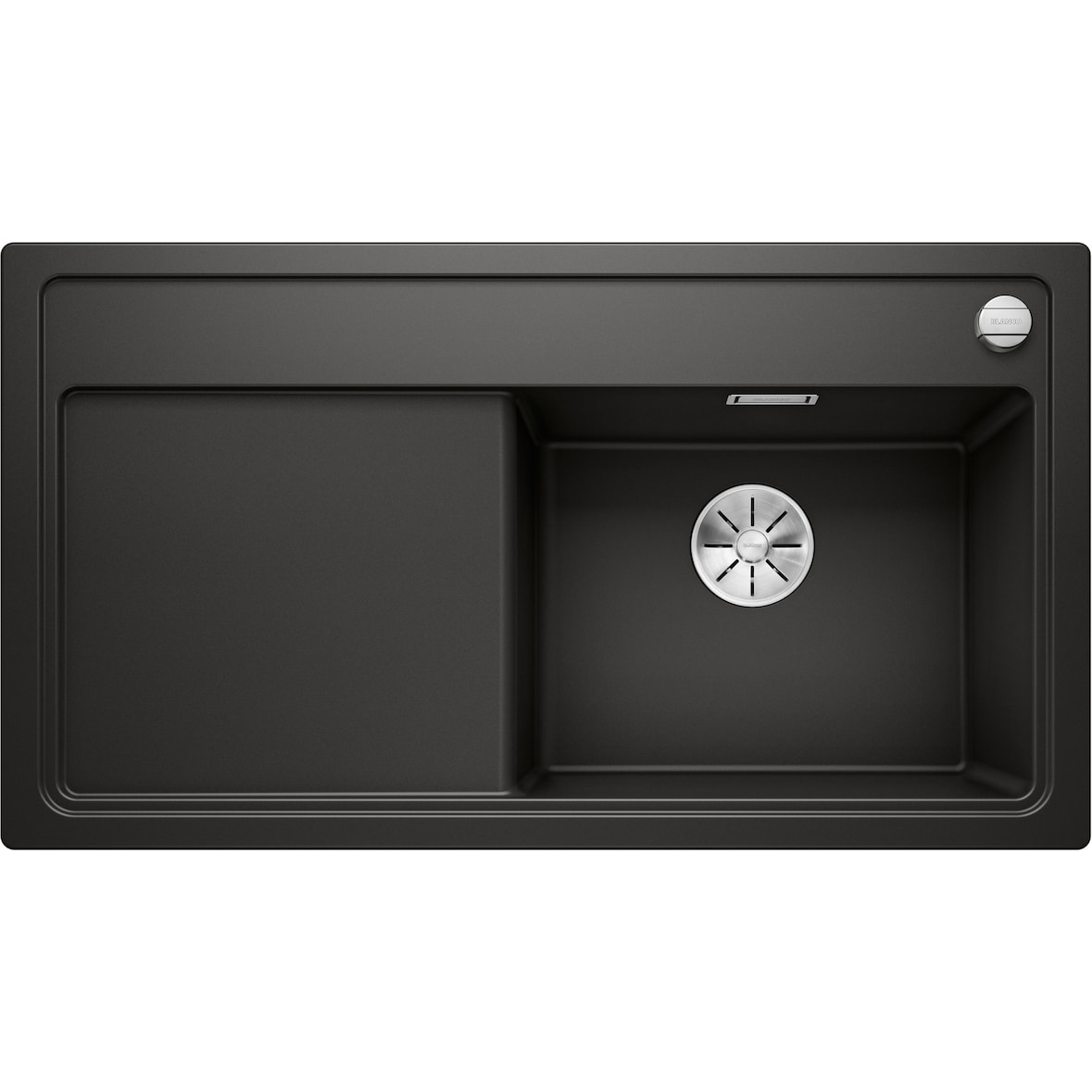 BLANCO ZENAR 5 S Spüle, Becken 526046 schwarz, Einbau von oben, ab 50 cm