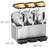 thumbnail of Royal Catering Slush-Maschine - 3 x 14 l - LED - digitales Bedienfeld -