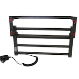 thumbnail of PURLINE Radiateur sèche-serviettes électrique avec étagère noir 55W NTW-09