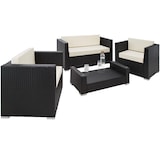 thumbnail of Rattan Lounge mit Aluminiumgestell München inkl. Bezüge in 2 Farben  
1