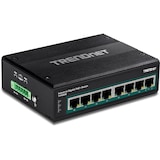 thumbnail of TRENDnet TI-PG80B 8-Port PoE+ Switch Industrial Gigabit DIN-Rail (24-56V)