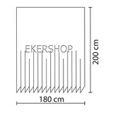 thumbnail of Textil Duschvorhang Bambus mit Stein 180 x 200 cm ink.12 Ringe