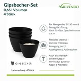 thumbnail of 4 x Gipsbecher, konische Form Ø 120 mm   Gipsbecher konisch Gips Becher Anrührbecher elastisch Gipsschale Mischbecher