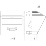 thumbnail of OBO Bettermann Multimediaträger HDMI MTS-HD S AL1 6104820