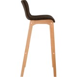 thumbnail of Banqueta Hover Tecido Estrutura de Quatro Pés Natural marrom