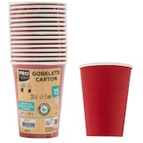 thumbnail of Pronappe 89115I 20x 15 Pappbecher, 20 cl - Rot
