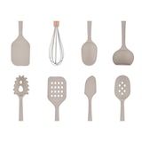 thumbnail of Set d'ustensiles de cuisine en bois et silicone GUNNAR - 11 pièces