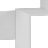 thumbnail of Oreste Luchetta Scrivania con Libreria KLEVE in MDF H.135 x L.158 x P.39,5 cm finitura Larice Bianco