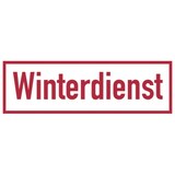 thumbnail of Hinweisschild, Winterdienst, Magnetfolie, 100 x 300 mm - 300x100x0.6 mm Magnetfolie