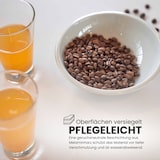 thumbnail of bümö Rollladenschrank in Nussbaum/Silber mit Streifengriff - Vertikal Jalousieschrank 50 cm breit, Aktenschrank abschließbar, Büroschrank für Ordner