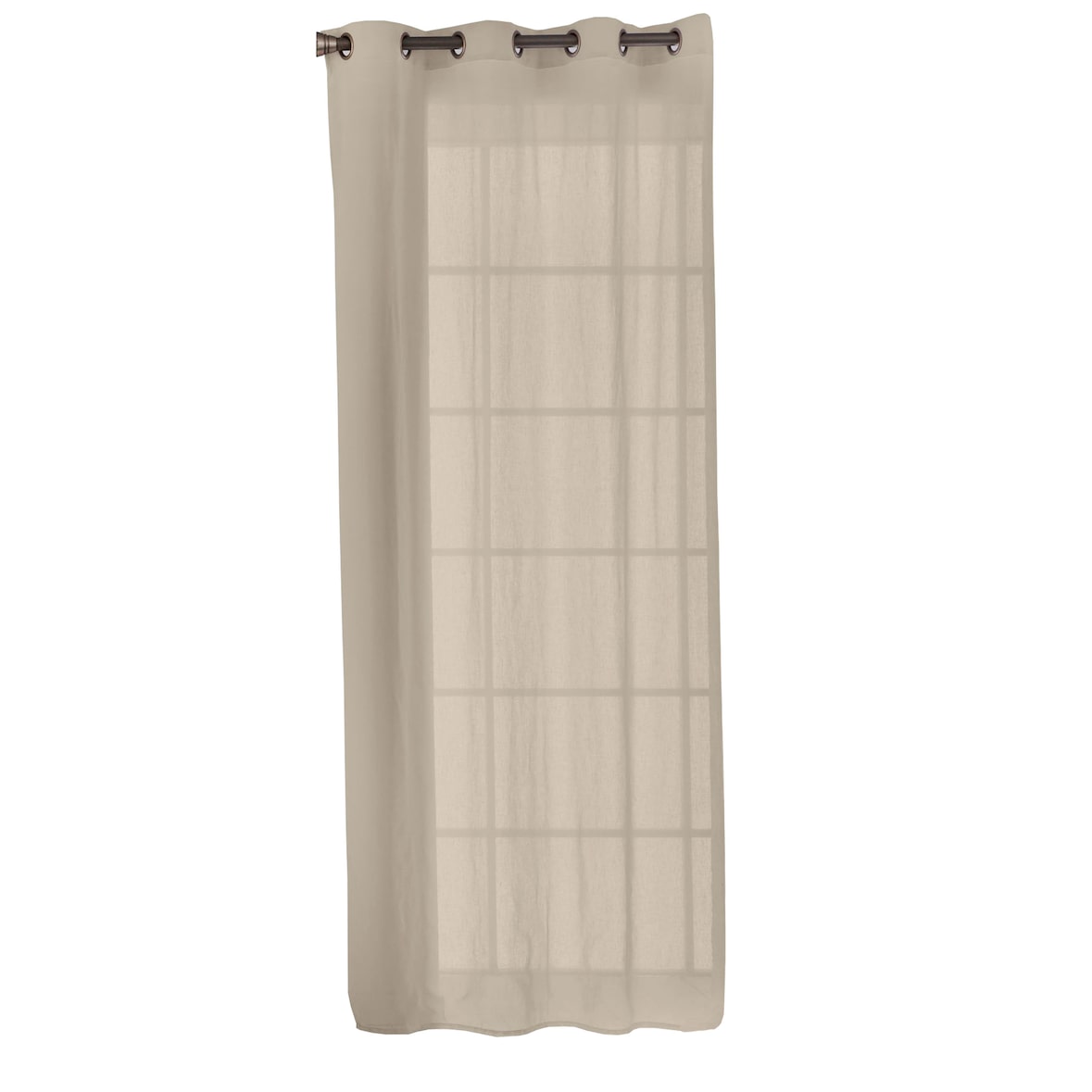 Cortina lisa 140x260 cm algodón fabricada en España Ftr 6 Beig Naturals