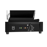 thumbnail of METRO PROFESSIONAL Plancha con panini grill individual GPG1201B, 43 x 36 x 20 cm, acero inoxidable, con bandeja recogegrasa, negro
