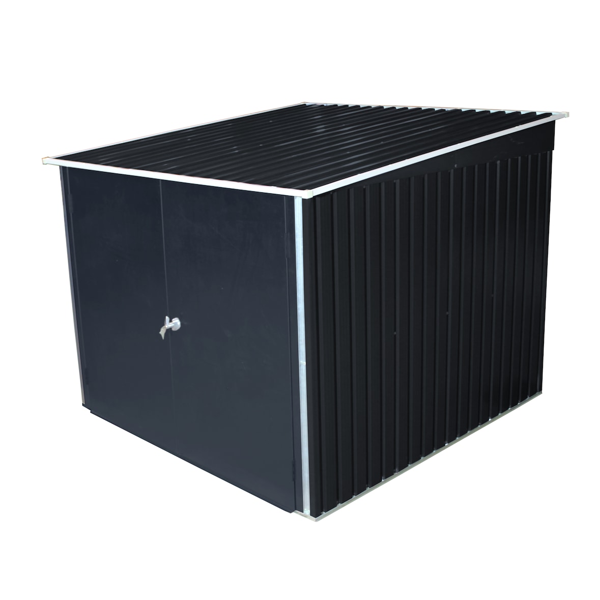 tepro, Duramax Fahrradbox, anthrazit, 4 Schienen