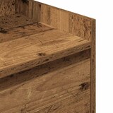 thumbnail of vidaXL Nachttisch mit 2 Schubladen Altholz-Optik 38x34x80 cm
