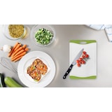 thumbnail of Tarrington House Schneidebrett, Kunststoff, 29 x 20 cm, mit Saftrille, weiß/grün