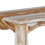 thumbnail of Mesa consola de madera maciza de sheesham 110x40x76 cm