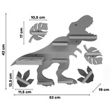 thumbnail of VCM Wandregal BOARTI Regal Grau H. 44 x B. 53 x T. 19 cm
