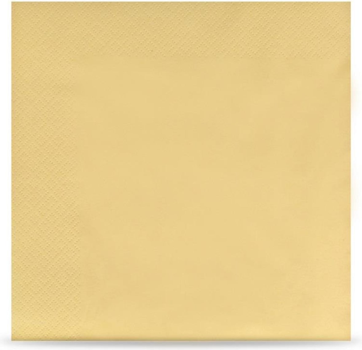Servietten Funny - 2-lagig - 1/4-Falz - 40 x 40 cm - 1400 Tafelservietten creme