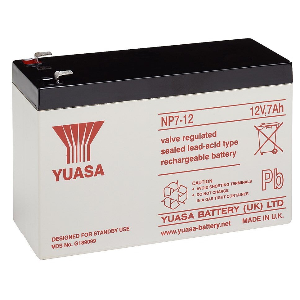 Yuasa Bleiakku 12 V 7,0 Ah