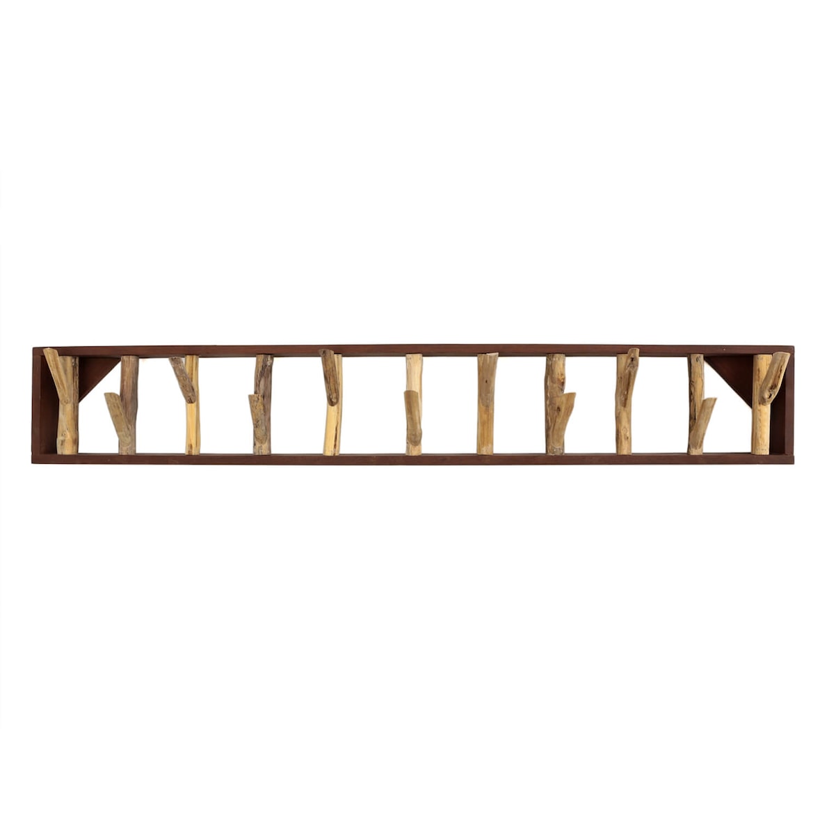 Licht-Erlebnisse Wandgarderobe Treibholz Unikat Handarbeit 100cm Garderobenhaken Kleiderhaken aus Ästen, SU1006