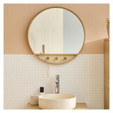 thumbnail of Miroir rond chêne NESTO 60x60cm