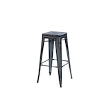 thumbnail of Halenbeek Tabouret de bar Iron gris métal, 75 x 51 x 51 cm, gris