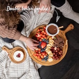 thumbnail of Boska Schokofondue Petit Marie - Schokofondue tasse - Schokoladenfondue - 1 bis 2 Personen - Mit Teelichter - 250 ml Inhalt - Für 200 gr Schokolade